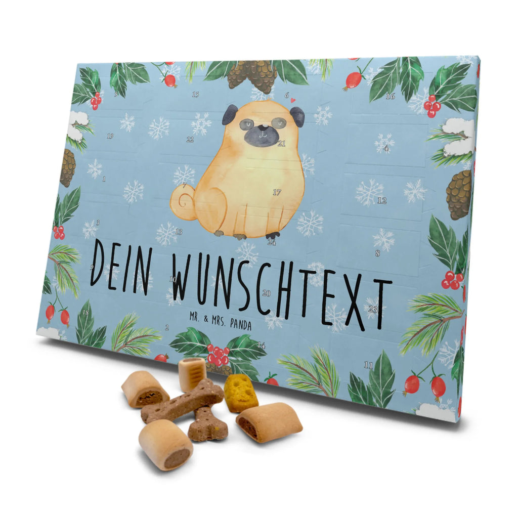 Personalisierter Hunde Adventskalender Mops Hunde Adventskalender, Hunderasse, Tierliebhaber, Hundemotiv, Haustier, Hundebesitzer, Hund, Sprüche, Hundeliebe, Mops, Liebe