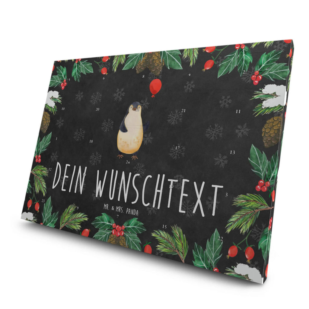 Personalisierter Tee Adventskalender Pinguin Luftballon Personalisierter Tee Adventskalender, Pinguin, Beste Freundin, Geschenk Freundin, Neues Leben, Geschenkidee, Lebenslust, Liebe, Neustart, Luftballon, Motivation, Pinguine, Glück, Tagträume