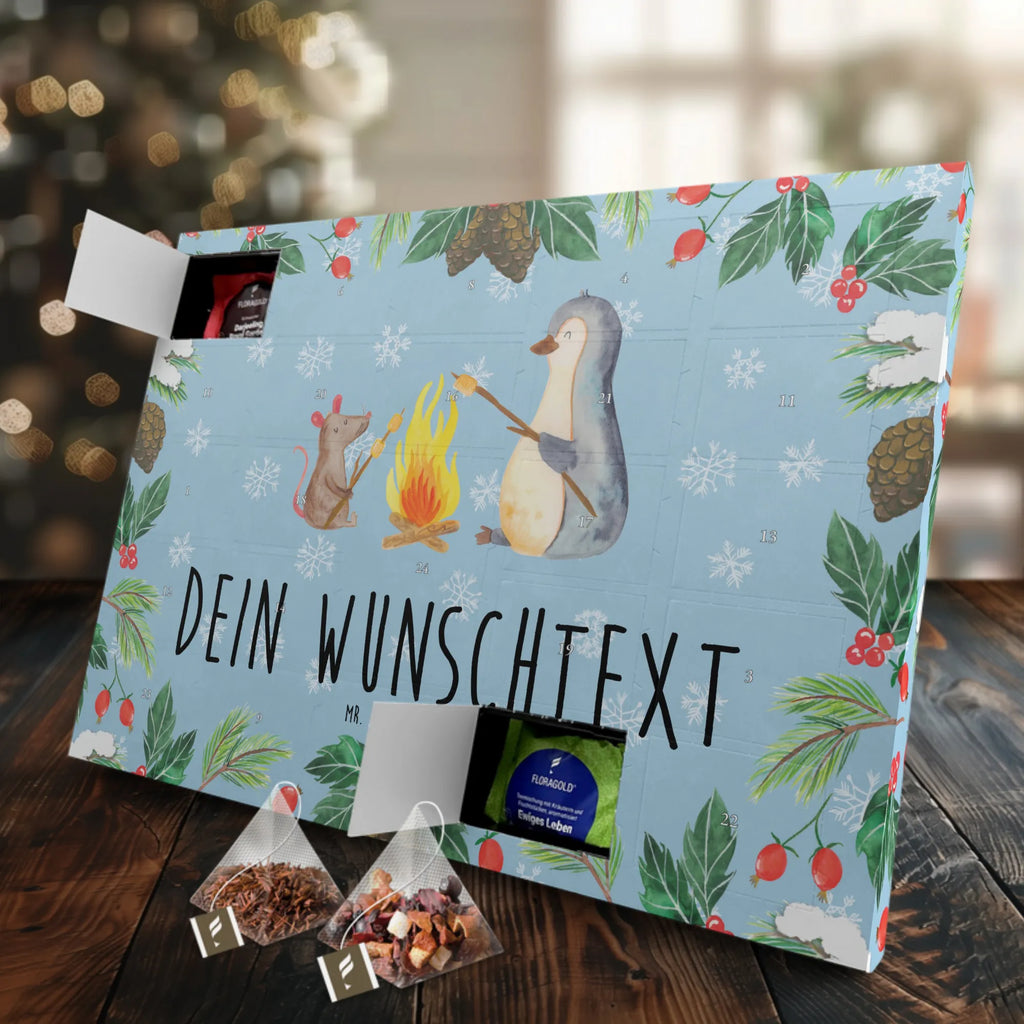 Personalisierter Tee Adventskalender Pinguin Lagerfeuer Personalisierter Tee Adventskalender, Pinguin, Leben, Grillen, Pinguine, Neustart, Lebensspruch, Job, Lebensmotivation, Büroalltag, Arbeit, Feuer, Motivation, Marshmallows, Lagerfeuer, Maus, Büro, Liebe