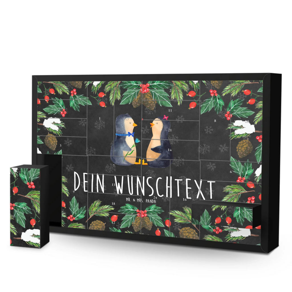 Personalisierter Befüllbarer Adventskalender Pinguin Pärchen Adventskalender Zum Selbst Befüllen, Befüllbarer Adventskalender, Pinguin, Große Liebe, Hochzeitsgeschenk, Liebesgeschenk, Jahrestag, Hochzeit, Pinguine, Liebespaar, Traumpaar, Hochzeitstag, Verlobung, Liebe, Liebesbeweis