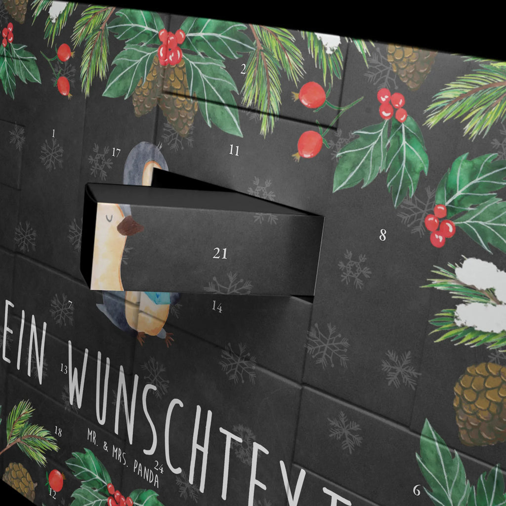 Personalisierter Befüllbarer Adventskalender Pinguin Buch Adventskalender Zum Selbst Befüllen, Befüllbarer Adventskalender, Pinguin, Buch, Lesen, Freizeit, Faulenzen, Ferien, Pinguine, Bücherwurm, Urlaub, Nichtstun