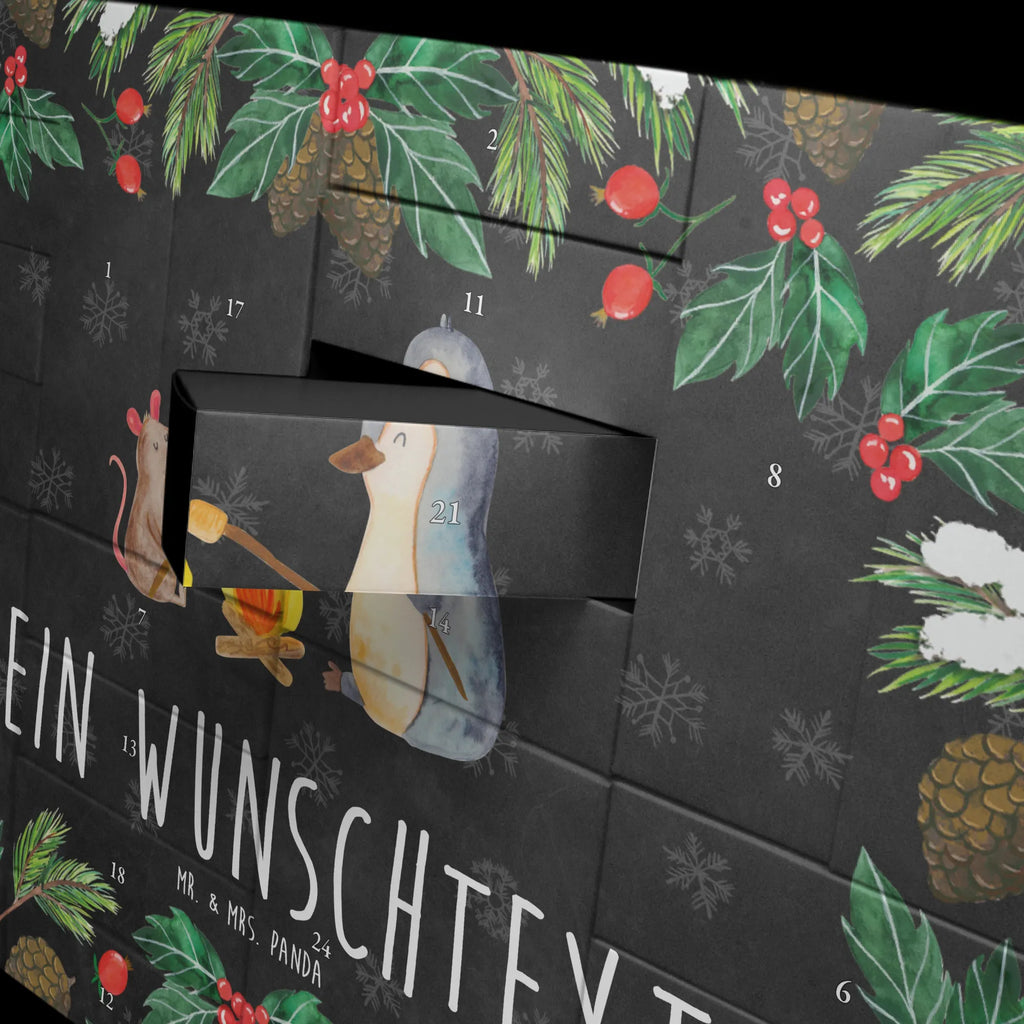 Personalisierter Befüllbarer Adventskalender Pinguin Lagerfeuer Befüllbarer Adventskalender, Adventskalender Zum Selbst Befüllen, Pinguin, Feuer, Neustart, Liebe, Pinguine, Lagerfeuer, Job, Arbeit, Grillen, Leben, Maus, Büro, Lebensspruch, Lebensmotivation, Marshmallows, Motivation, Büroalltag