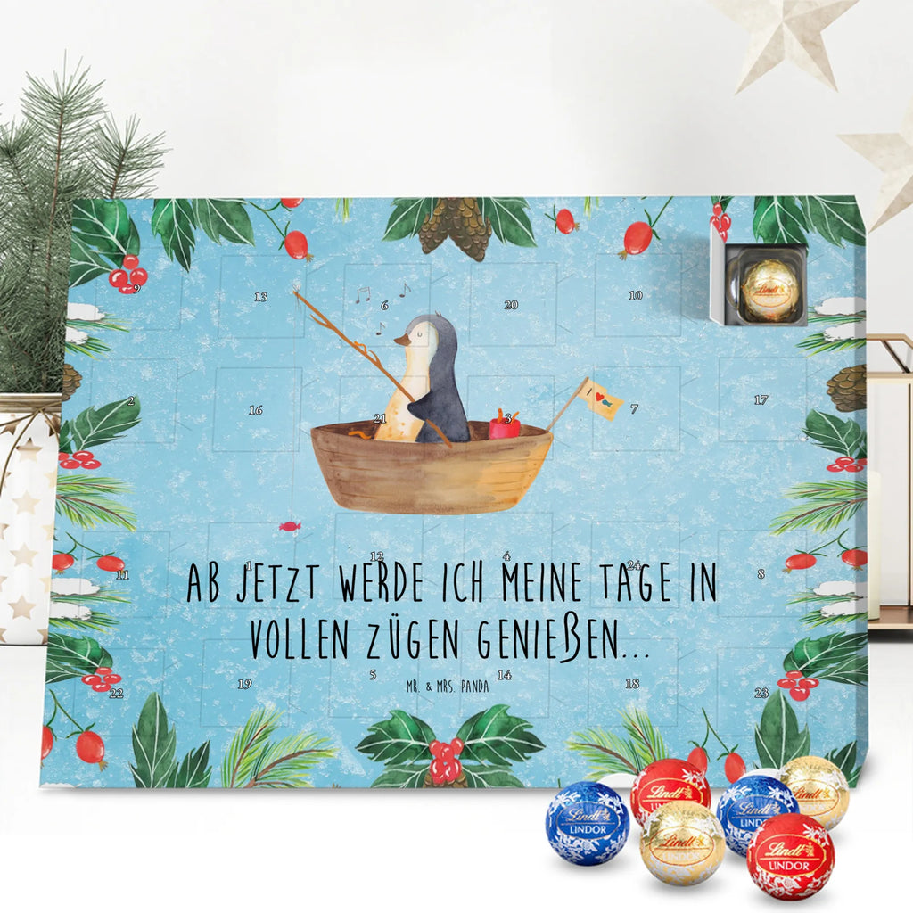 Chocolate advent calendar Penguin fishing boat North Pole, Penguins, divorce, love of life, separation, boat, enjoy, fishing boat, penguins, new beginning, fishing, gift idea heartache, new start