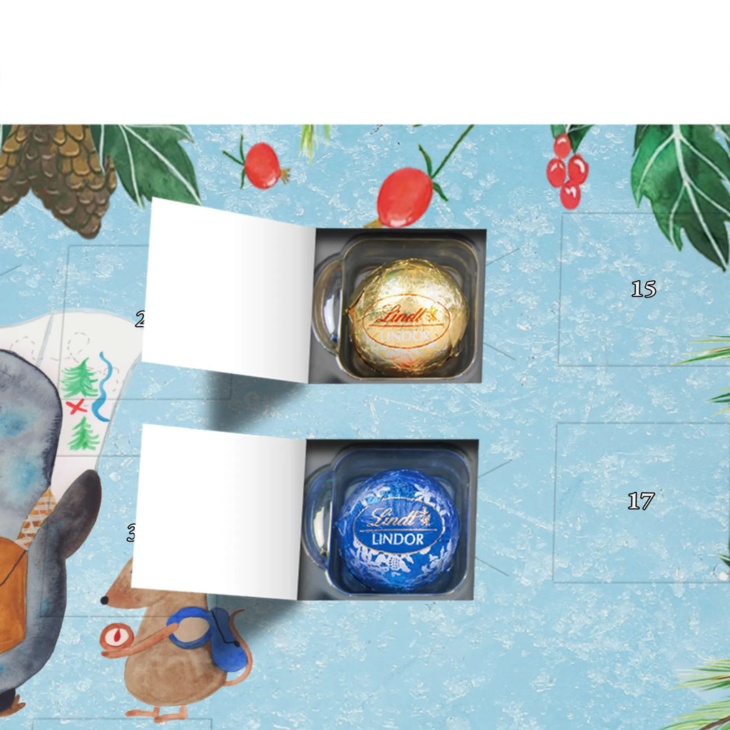 Chocolate advent calendar Penguin & Mouse Hiker North Pole, Penguins, penguins, hiking, road trip, excursion, adventurer, adventure