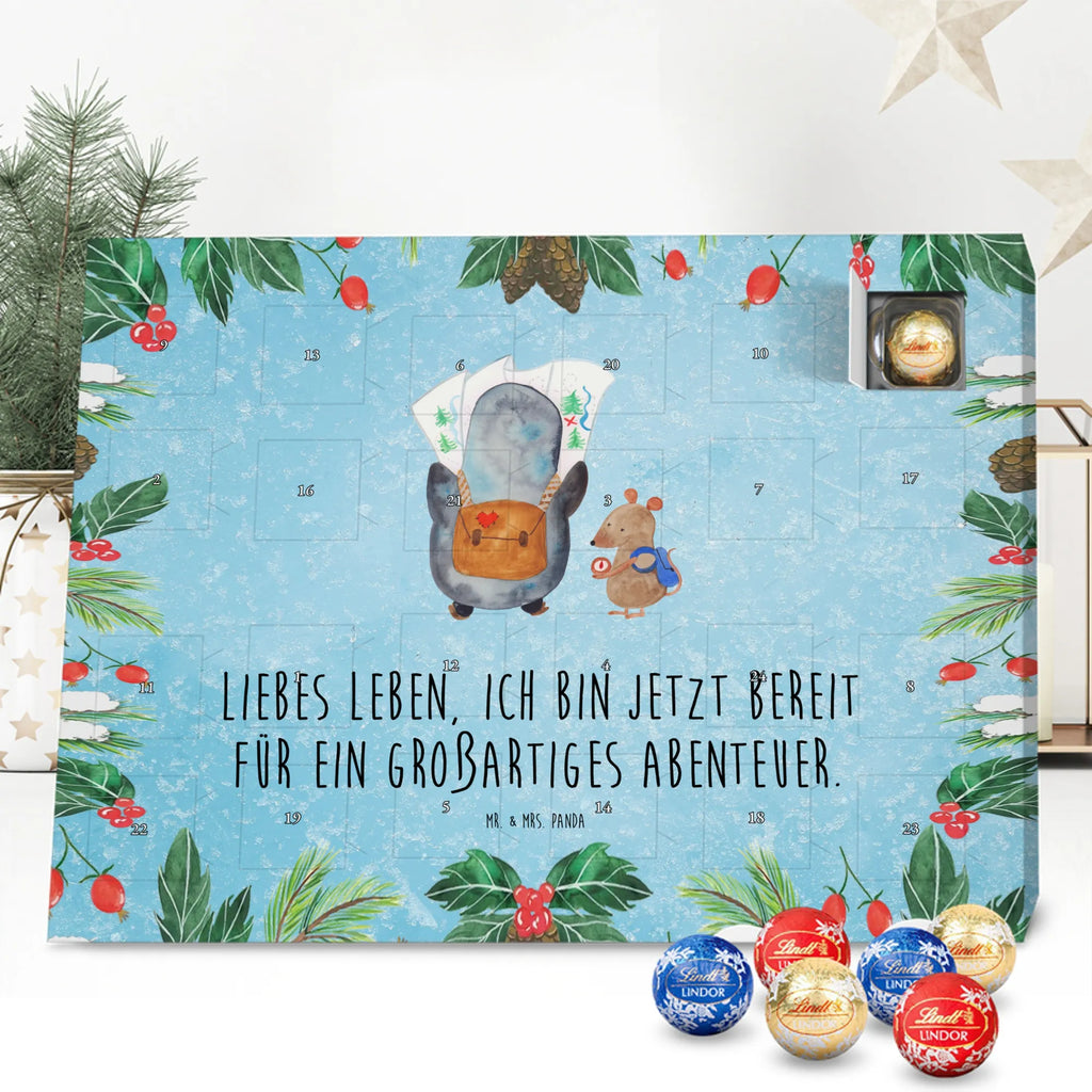 Chocolate advent calendar Penguin & Mouse Hiker North Pole, Penguins, penguins, hiking, road trip, excursion, adventurer, adventure