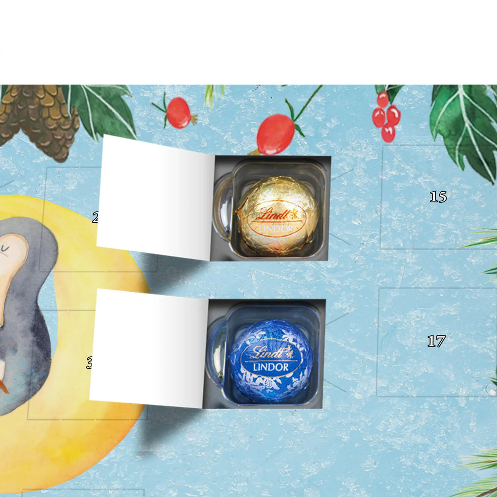 Chocolate advent calendar Penguin moon North Pole, Penguins, bedroom, night's rest, falling asleep, insomnia, guest room, sleep, penguins, saying