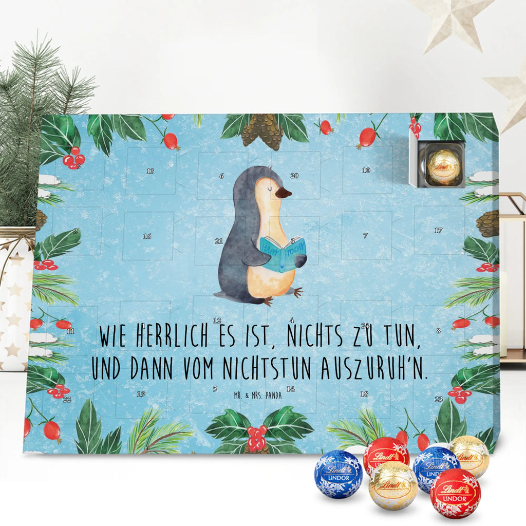 Chocolate advent calendar Penguin A book North Pole, Penguins, penguins, leisure, book, vacation, reading, doing nothing, holidays, lazing around, bookworm