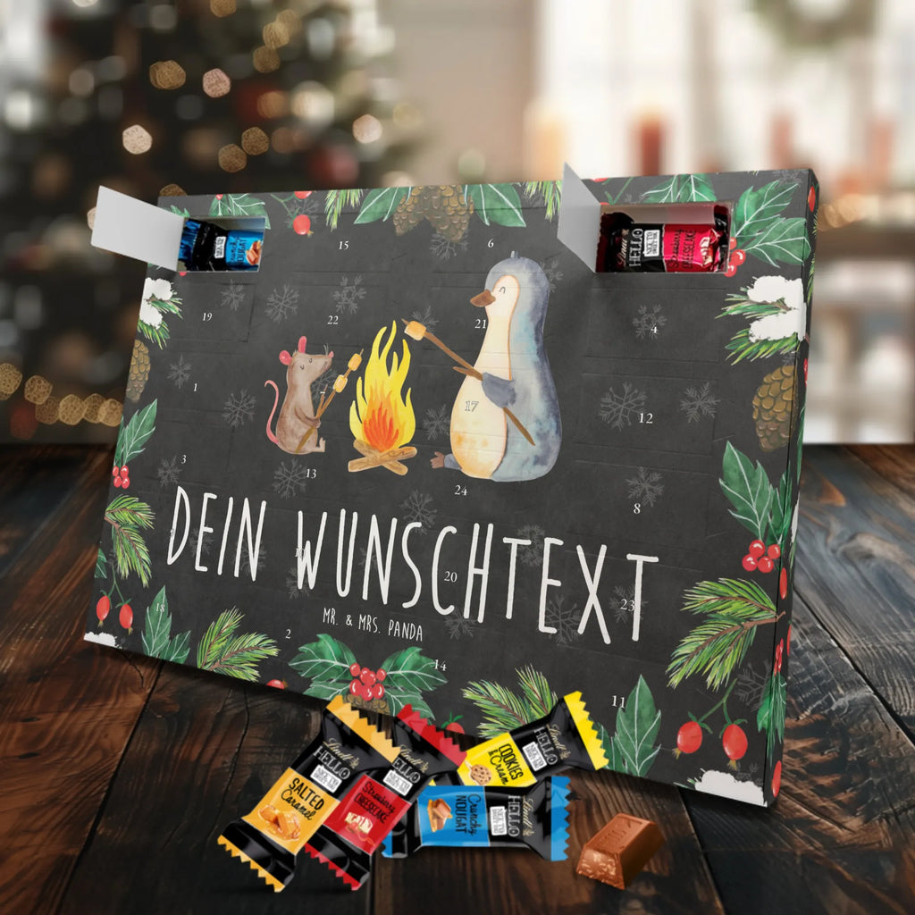 Adventskalender mit Namen Pinguin Lagerfeuer Personalisierter Adventskalender, Adventskalender mit Namen, Pinguin, Lebensspruch, Neustart, Lagerfeuer, Pinguine, Job, Liebe, Grillen, Marshmallows, Feuer, Leben, Arbeit, Motivation, Maus, Büro, Lebensmotivation, Büroalltag