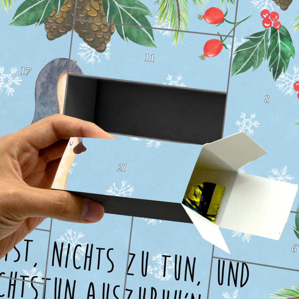 Fillable advent calendar Penguin A book Penguins, North Pole, book, penguins, vacation, reading, doing nothing, leisure, holidays, lazing around, bookworm