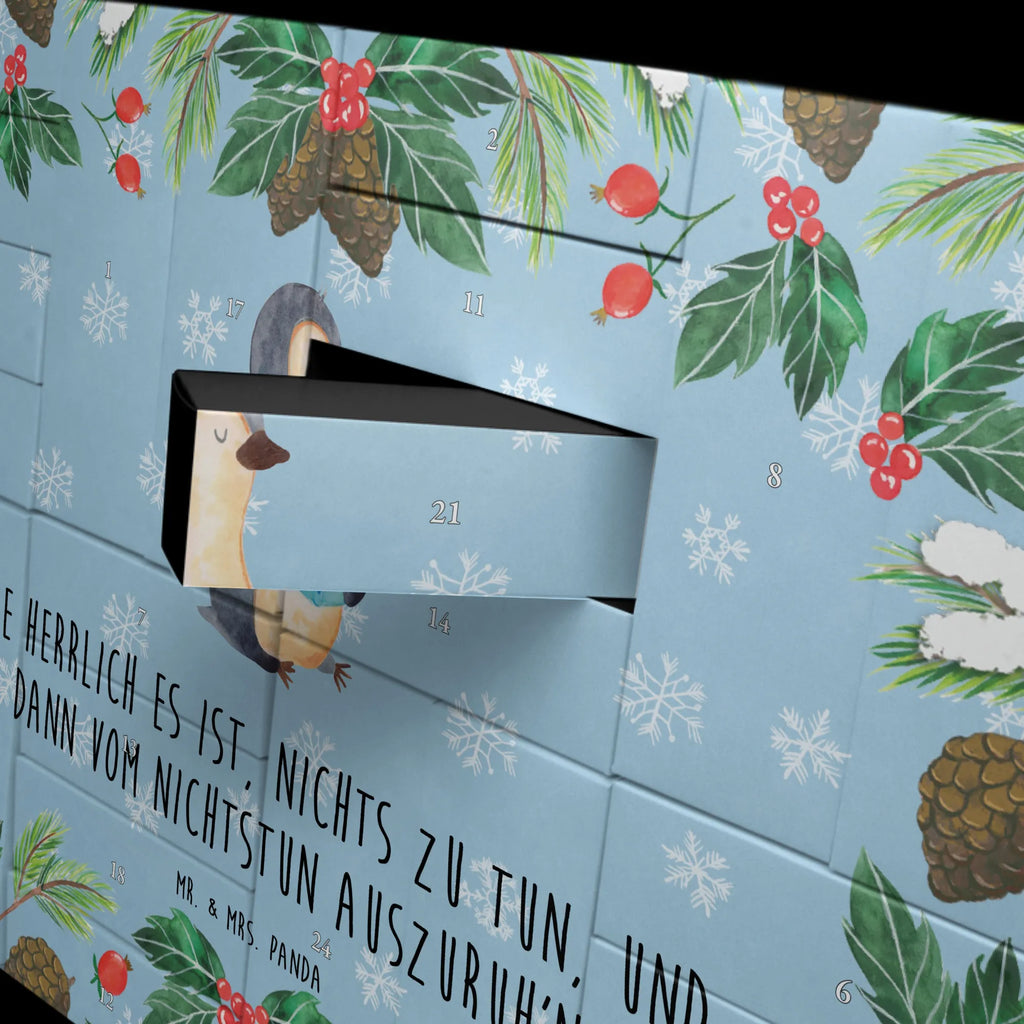 Fillable advent calendar Penguin A book Penguins, North Pole, book, penguins, vacation, reading, doing nothing, leisure, holidays, lazing around, bookworm