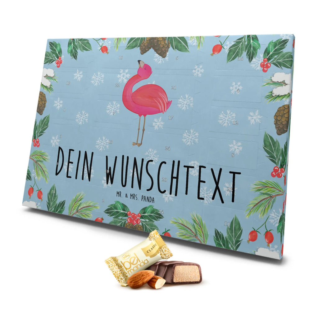 Personalisierter Marzipan Adventskalender Flamingo Stolz Personalisierter Marzipan Adventskalender, Flamingo, Freundin, Tochter, Freude, Schwester, stolz, beste Freundin, Selbstliebe, Mama, Selbstakzeptanz