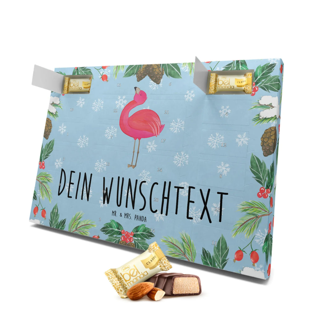 Personalisierter Marzipan Adventskalender Flamingo Stolz Personalisierter Marzipan Adventskalender, Flamingo, Freundin, Tochter, Freude, Schwester, stolz, beste Freundin, Selbstliebe, Mama, Selbstakzeptanz
