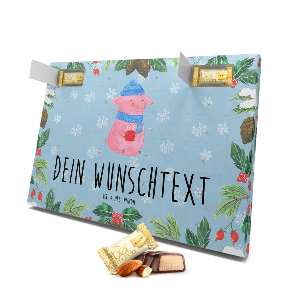 Personalisierter Marzipan Adventskalender Schwein Glühwein Personalisierter Marzipan Adventskalender, Winter, Weihnachten, Weihnachtsdeko, Nikolaus, Advent, Heiligabend, Wintermotiv, Glühwein, Weihnachtsmarkt, Punsch, Glühschwein
