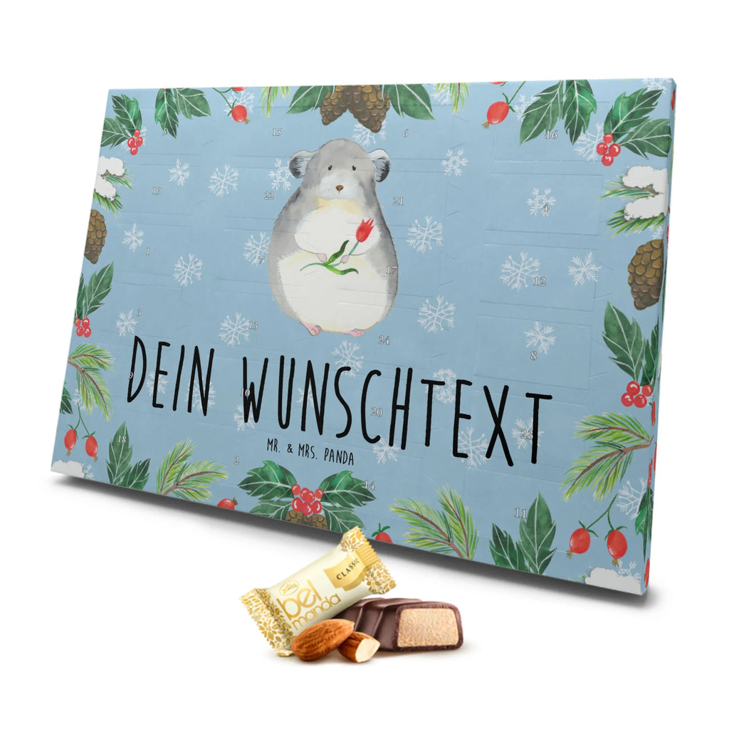 Personalisierter Marzipan Adventskalender Chinchilla Blume Personalisierter Marzipan Adventskalender, Tiermotive, Gute Laune, lustige Sprüche, Tiere, Chinchillas, Liebeskummer, Chinchilla, Chaos, Glücklichsein, Büroalltag, Büro, Depressionen, traurig sein, Kummer
