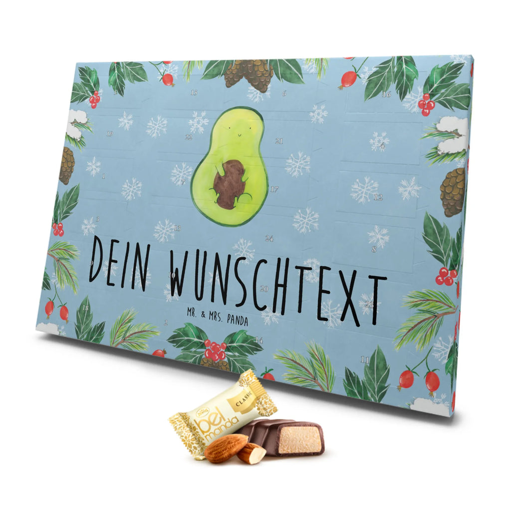 Personalisierter Marzipan Adventskalender Avocado Kern Personalisierter Marzipan Adventskalender, Avocado, Veggie, Vegan, Gesund, Kern, Spruch Leben, Pflanze, Avocadokern, Avokado