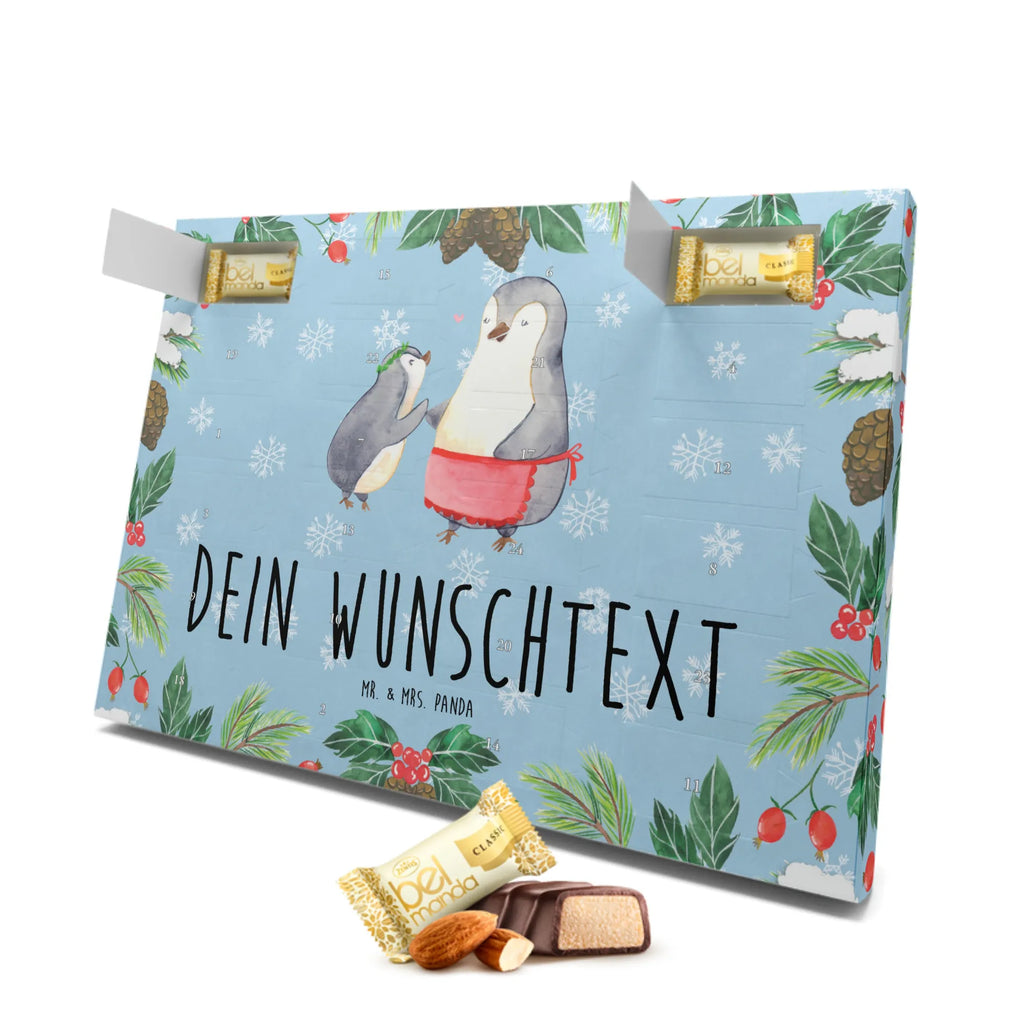 Personalisierter Marzipan Adventskalender Pinguin mit Kind Personalisierter Marzipan Adventskalender, Familie, Vatertag, Muttertag, Bruder, Schwester, Mama, Papa, Oma, Opa, Mutti, Geburststag, Mami, Geschenk, Mutter