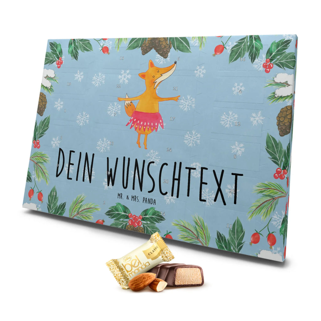 Personalisierter Marzipan Adventskalender Fuchs Ballerina Personalisierter Marzipan Adventskalender, Fuchs, Tänzerin, Füchsin, Party, Ballett, Füchse, Ballerina, Tanzen, Fuchs Spruch, Einladung, Geburtstag