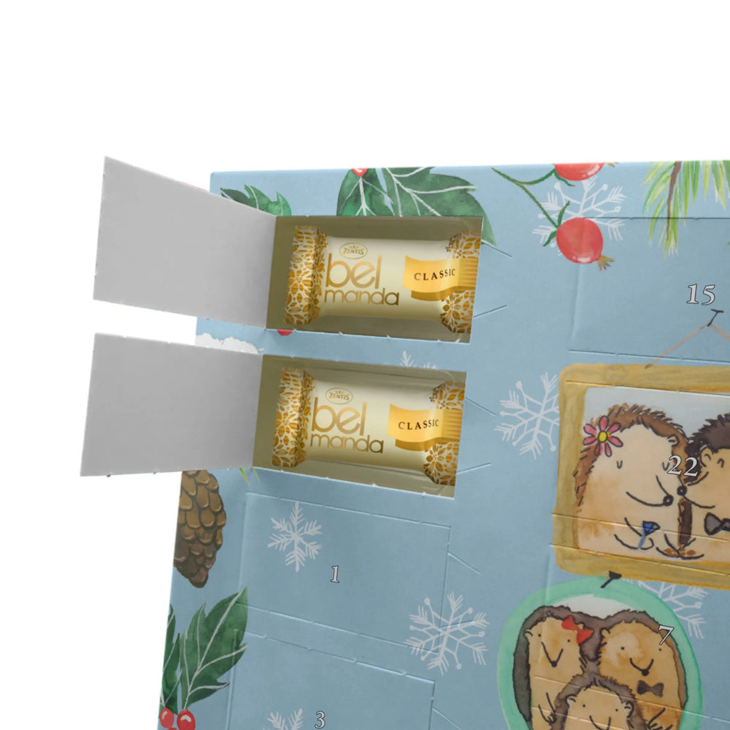 Personalisierter Marzipan Adventskalender Igel Familie Personalisierter Marzipan Adventskalender, Familie, Vatertag, Muttertag, Bruder, Schwester, Mama, Papa, Oma, Opa, Igel, Glück, Zusammenhalt, Bilder, Liebe