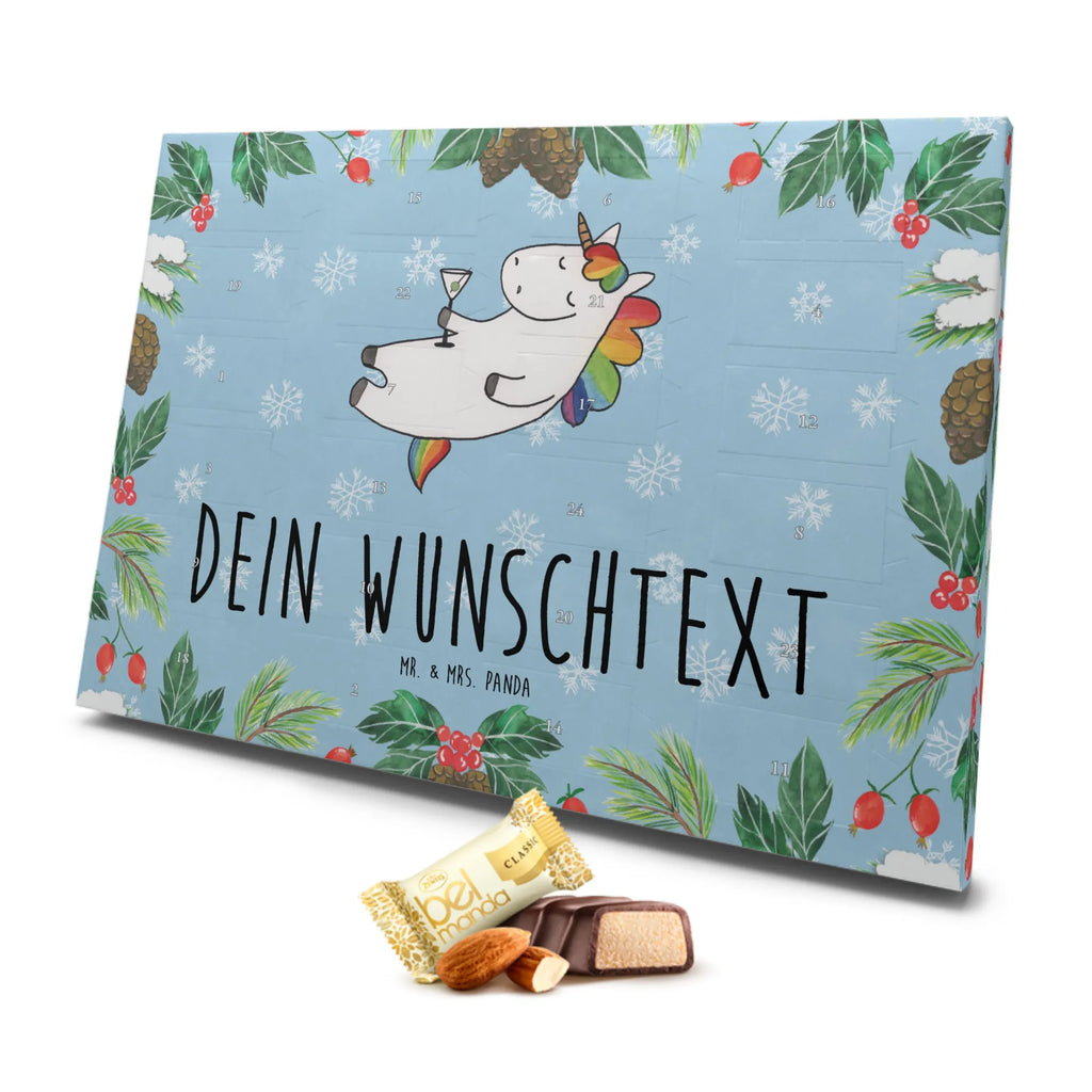 Personalisierter Marzipan Adventskalender Einhorn Cocktail Personalisierter Marzipan Adventskalender, Einhorn, Einhörner, Einhorn Deko, Unicorn, Sekt, Feiern, Cuba Libre, Geburtstag, lustig, Rum, witzig, Party, Spruch, Freundin, Spaß, Glitzer, Caipirinha