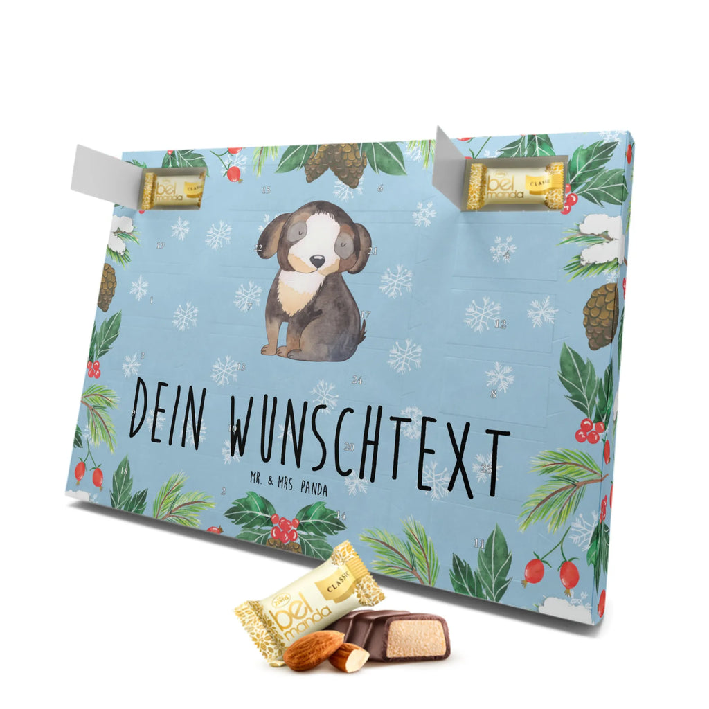 Personalisierter Marzipan Adventskalender Hund Entspannen Personalisierter Marzipan Adventskalender, Hund, Hundemotiv, Haustier, Hunderasse, Tierliebhaber, Hundebesitzer, Sprüche, Hundeglück, Liebe, schwarzer Hund, Hundeliebe