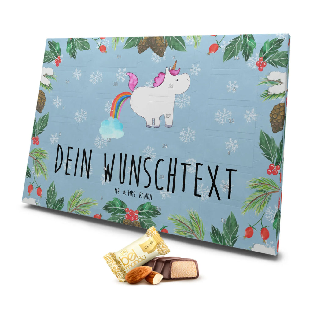 Personalisierter Marzipan Adventskalender Einhorn Pupsen Personalisierter Marzipan Adventskalender, Einhorn, Einhörner, Einhorn Deko, Unicorn, Regenbogen, lustig, Einhornpower, Pups, Glitzer, Freundin, Erwachsenwerden, Spaß