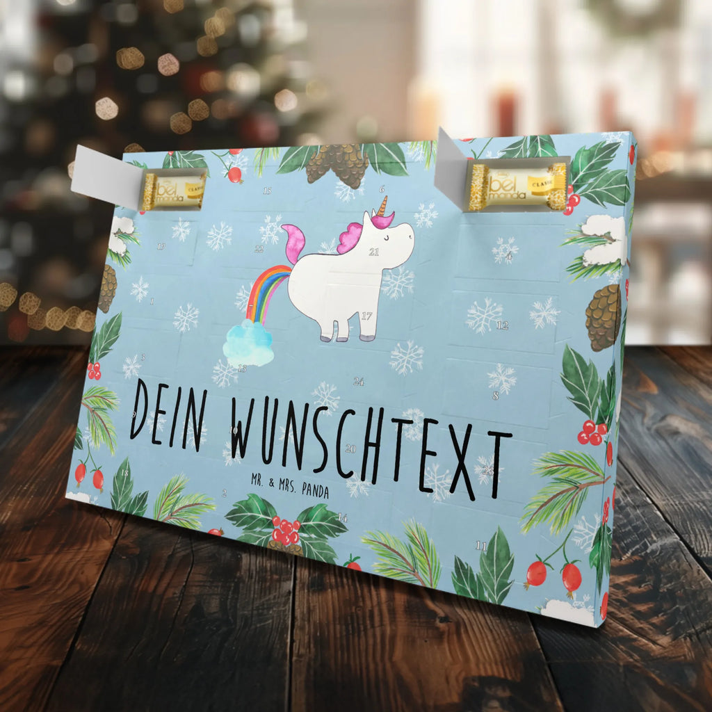 Personalisierter Marzipan Adventskalender Einhorn Pupsen Personalisierter Marzipan Adventskalender, Einhorn, Einhörner, Einhorn Deko, Unicorn, Regenbogen, lustig, Einhornpower, Pups, Glitzer, Freundin, Erwachsenwerden, Spaß