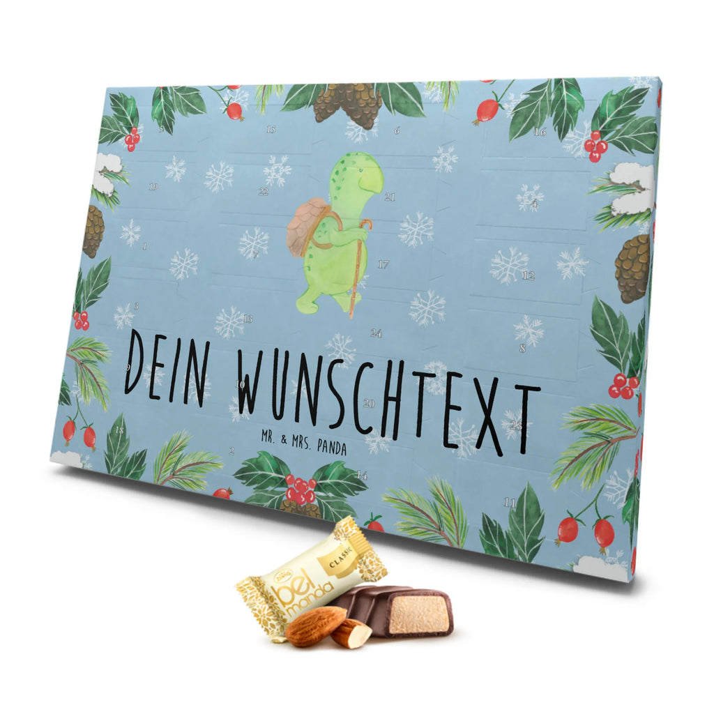 Personalisierter Marzipan Adventskalender Schildkröte Wanderer Personalisierter Marzipan Adventskalender, Schildkröte, Neuanfang, Motivationssprüche, Motivation, Motivationsspruch, Schildkröten
