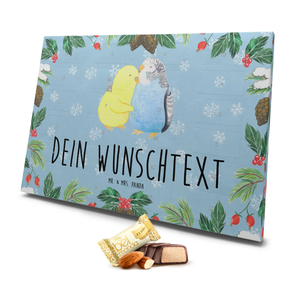 Personalisierter Marzipan Adventskalender Wellensittich Liebe Personalisierter Marzipan Adventskalender, Liebe, Partner, Freund, Freundin, Ehemann, Ehefrau, Heiraten, Verlobung, Heiratsantrag, Liebesgeschenk, Jahrestag, Hocheitstag, Vertrauen, Kuscheln, Wellensittich, Nähe, Vögel