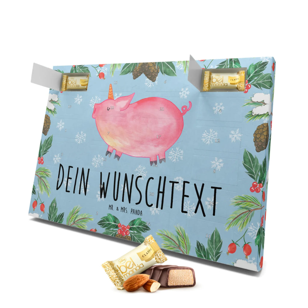 Personalisierter Marzipan Adventskalender Einhorn Schwein Personalisierter Marzipan Adventskalender, Einhorn, Einhörner, Einhorn Deko, Unicorn, english, geschenk, englisch, Bauer, Schwein, Pig, funny, witzig. lustig, Spaß, Schweinhorn, Spruch, Piggy, Party