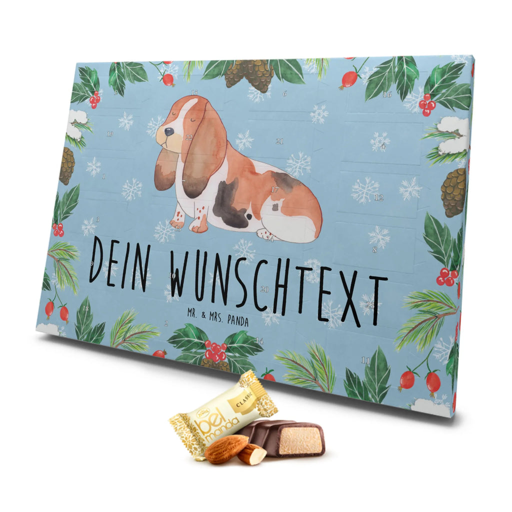 Personalisierter Marzipan Adventskalender Hund Basset Hound Personalisierter Marzipan Adventskalender, Hund, Hundemotiv, Haustier, Hunderasse, Tierliebhaber, Hundebesitzer, Sprüche, kinderlos, Hundeliebe, Basset, Basset Hound