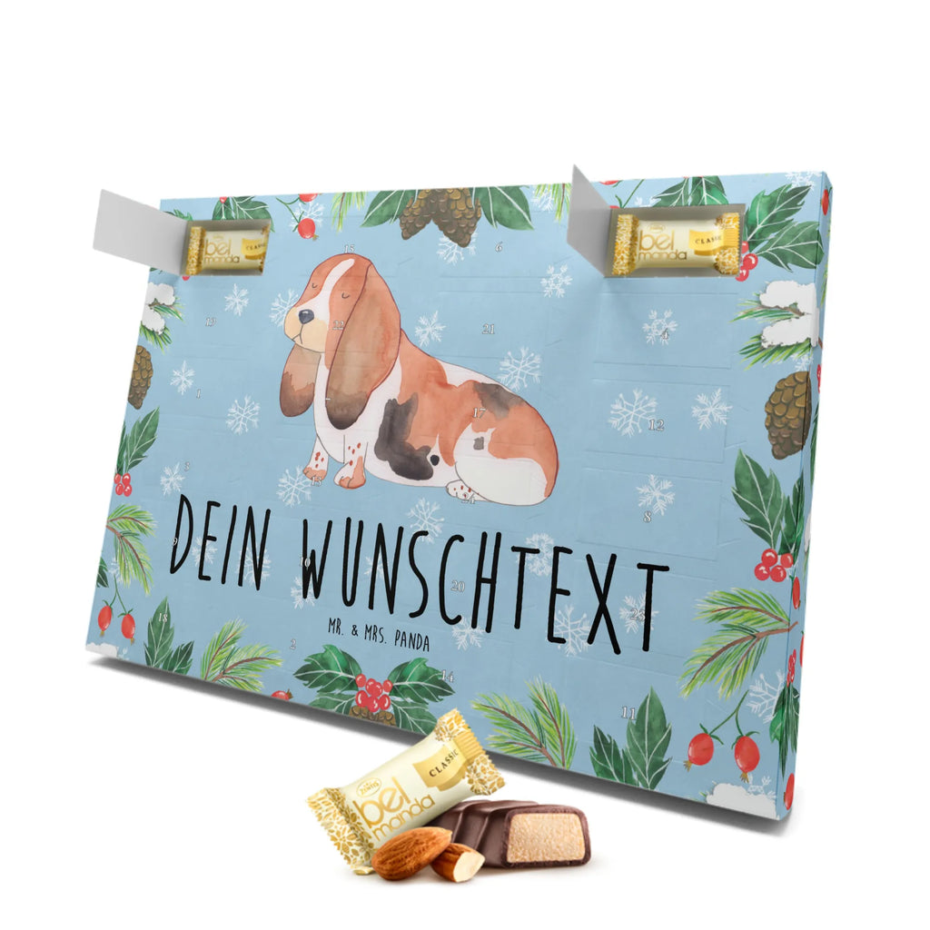 Personalisierter Marzipan Adventskalender Hund Basset Hound Personalisierter Marzipan Adventskalender, Hund, Hundemotiv, Haustier, Hunderasse, Tierliebhaber, Hundebesitzer, Sprüche, kinderlos, Hundeliebe, Basset, Basset Hound