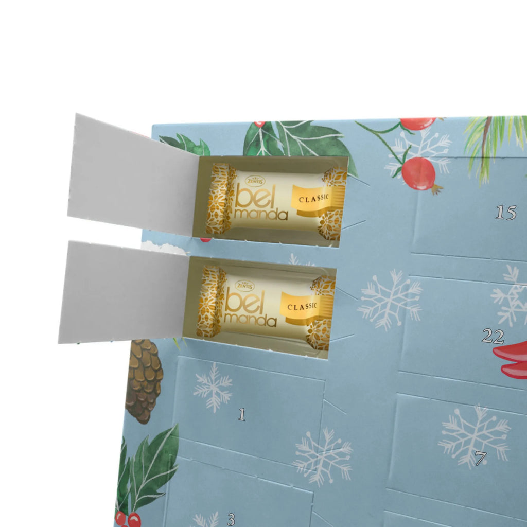 Personalisierter Marzipan Adventskalender Flamingo Yoga Personalisierter Marzipan Adventskalender, Flamingo, Yoga, Vogel, Tiefenentspannung, Yoga-Übung, Achtsamkeit, Namaste, Ärger, Aufregen, Entspannung