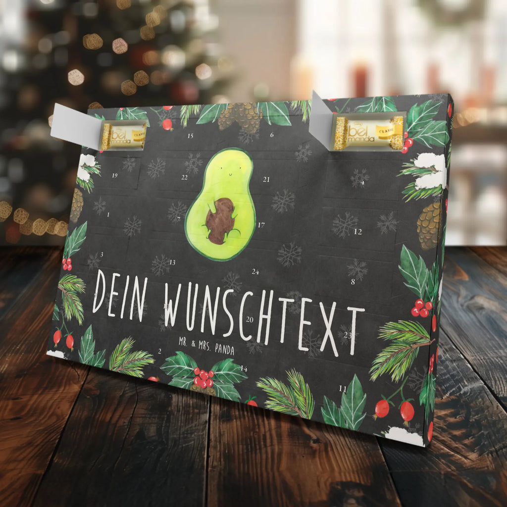 Personalisierter Marzipan Adventskalender Avocado Kern Personalisierter Marzipan Adventskalender, Avocado, Veggie, Vegan, Gesund, Kern, Spruch Leben, Pflanze, Avocadokern, Avokado