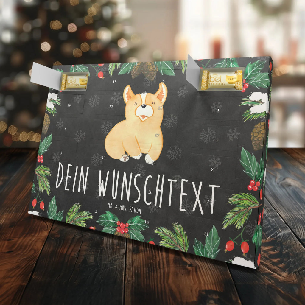 Personalisierter Marzipan Adventskalender Corgie Personalisierter Marzipan Adventskalender, Hund, Hundemotiv, Haustier, Hunderasse, Tierliebhaber, Hundebesitzer, Sprüche, Hundespruch, Spruch, Motivation, Lebensfreude, britisch, Corgie, Welsh Corgie Pembroke