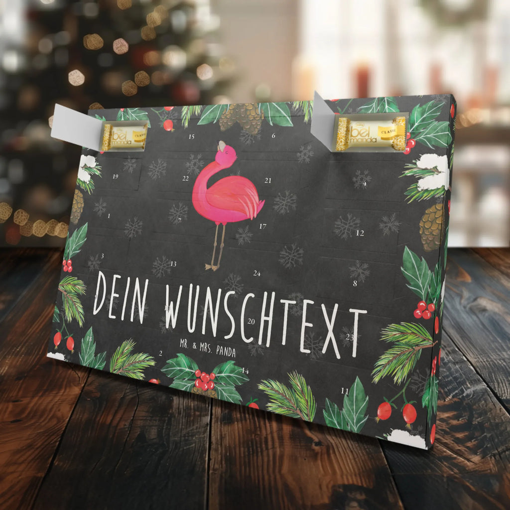 Personalisierter Marzipan Adventskalender Flamingo Stolz Personalisierter Marzipan Adventskalender, Flamingo, Freundin, Tochter, Freude, Schwester, stolz, beste Freundin, Selbstliebe, Mama, Selbstakzeptanz