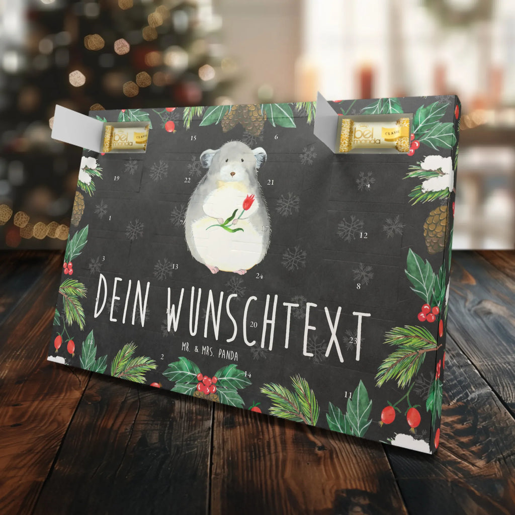Personalisierter Marzipan Adventskalender Chinchilla Blume Personalisierter Marzipan Adventskalender, Tiermotive, Gute Laune, lustige Sprüche, Tiere, Chinchillas, Liebeskummer, Chinchilla, Chaos, Glücklichsein, Büroalltag, Büro, Depressionen, traurig sein, Kummer