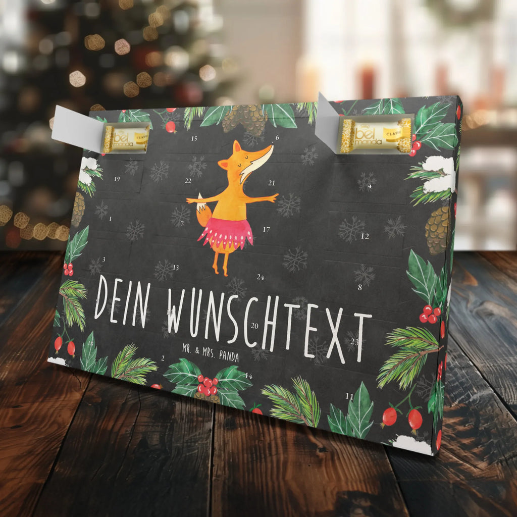 Personalisierter Marzipan Adventskalender Fuchs Ballerina Personalisierter Marzipan Adventskalender, Fuchs, Tänzerin, Füchsin, Party, Ballett, Füchse, Ballerina, Tanzen, Fuchs Spruch, Einladung, Geburtstag