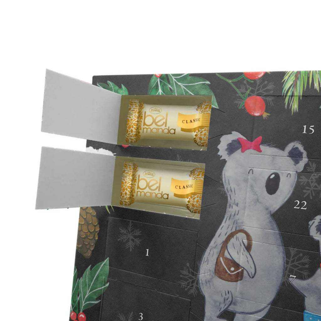Personalisierter Marzipan Adventskalender Koala Familie zwei Personalisierter Marzipan Adventskalender, Familie, Vatertag, Muttertag, Bruder, Schwester, Mama, Papa, Oma, Opa, Familienzeit, Koalabär, beste Familie, Koala, Koalafamilie, Lieblingsfamilie, Familienleben