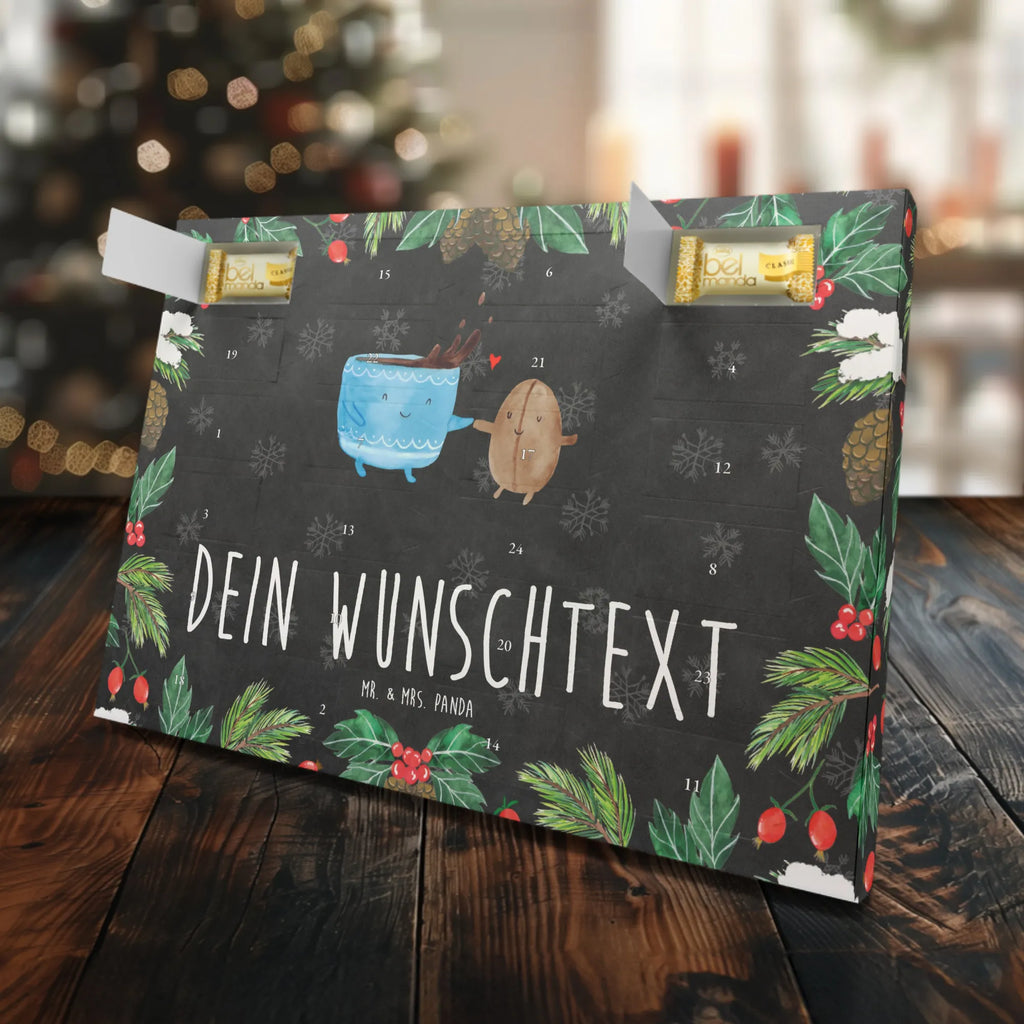 Personalisierter Marzipan Adventskalender Kaffee Bohne Personalisierter Marzipan Adventskalender, Tiermotive, Gute Laune, lustige Sprüche, Tiere, Kaffeebohne, Genuss, Kaffee, Glück, Zufriedenheit