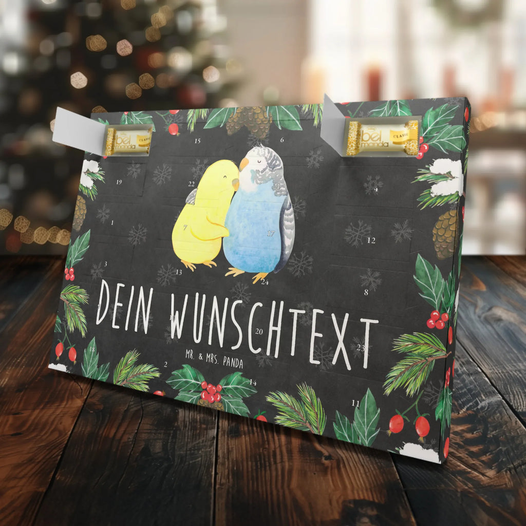 Personalisierter Marzipan Adventskalender Wellensittich Liebe Personalisierter Marzipan Adventskalender, Liebe, Partner, Freund, Freundin, Ehemann, Ehefrau, Heiraten, Verlobung, Heiratsantrag, Liebesgeschenk, Jahrestag, Hocheitstag, Vertrauen, Kuscheln, Wellensittich, Nähe, Vögel