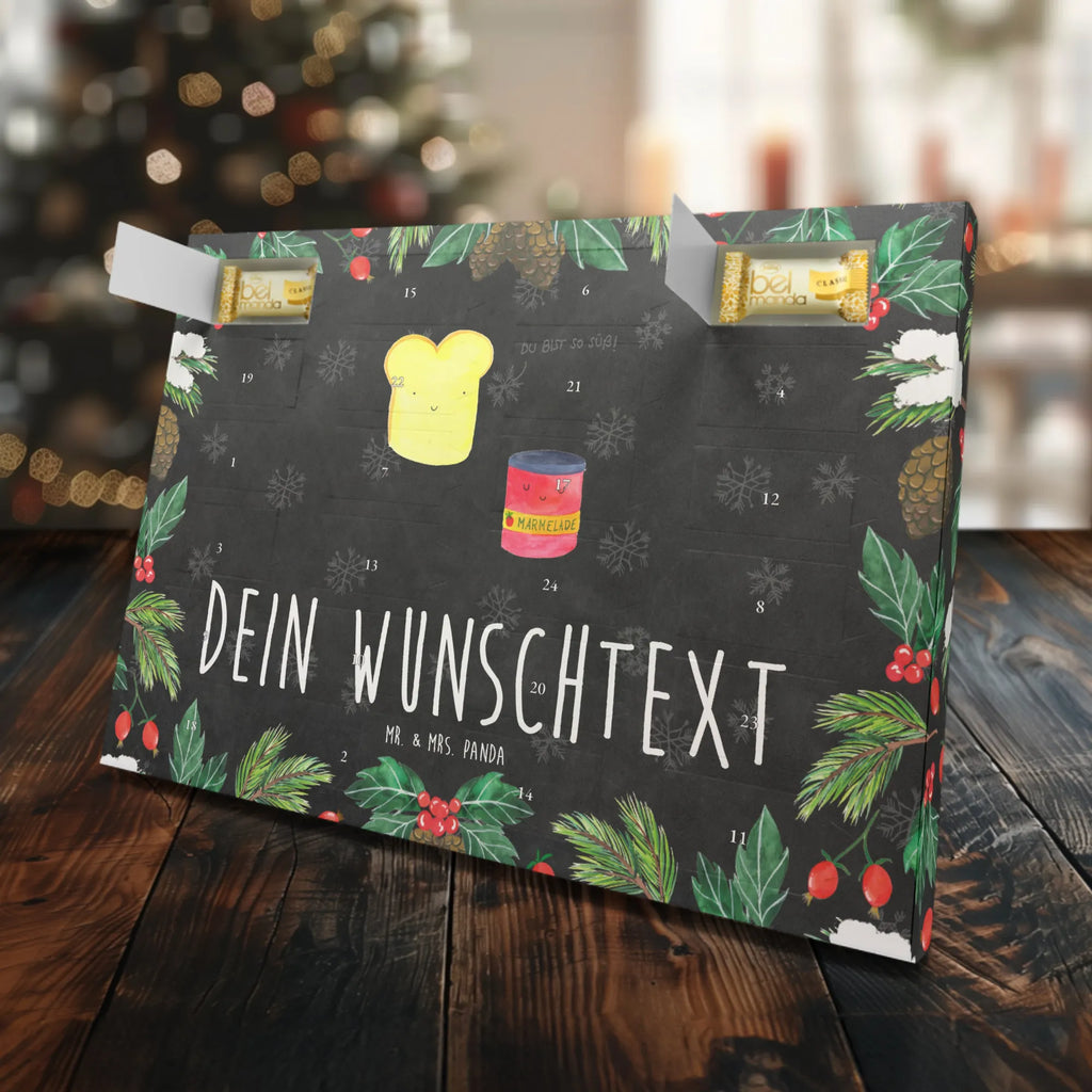 Personalisierter Marzipan Adventskalender Toast Marmelade Personalisierter Marzipan Adventskalender, Tiermotive, Gute Laune, lustige Sprüche, Tiere, Toastbrot, Brot, süß, Küche Deko, Dreamteam, Toast, Küche Spruch, Frühstück Einladung, süße Postkarte, Marmelade