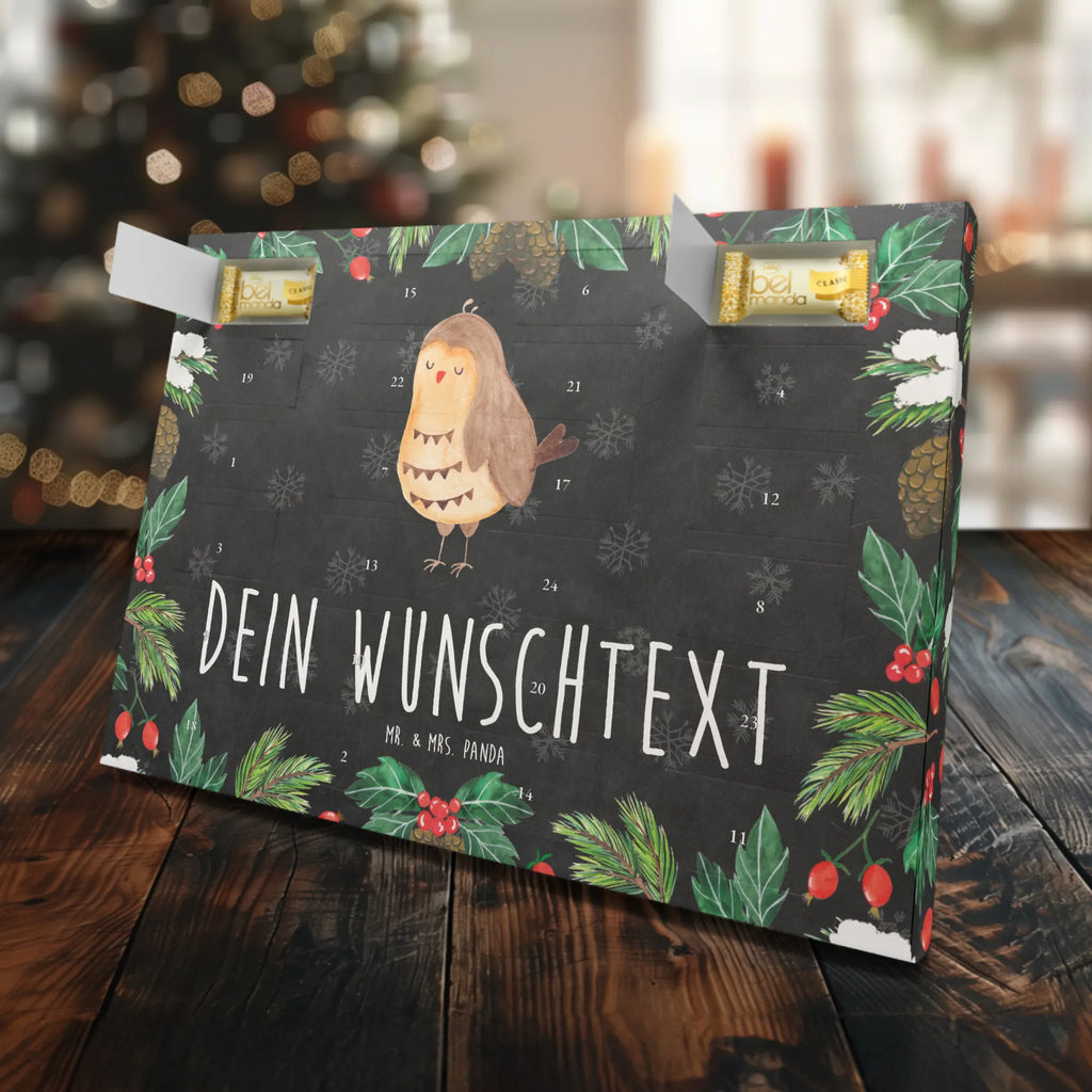 Personalisierter Marzipan Adventskalender Eule Zufrieden Personalisierter Marzipan Adventskalender, Eule, Eule deko, Spruch schön, Owl, Romantisch, Liebe Spruch, Wortspiel lustig, Eule Spruch, Geschenk Hochzeitstag