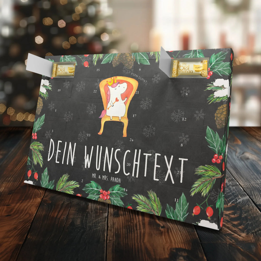 Personalisierter Marzipan Adventskalender Einhorn König Personalisierter Marzipan Adventskalender, Einhorn, Einhörner, Einhorn Deko, Unicorn, Herrscher, Bundeskanzler, König, Kaiser, Krone, Prinzessin, Präsident