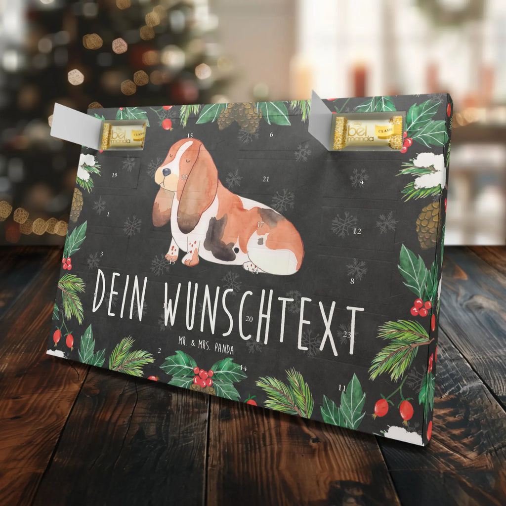 Personalisierter Marzipan Adventskalender Hund Basset Hound Personalisierter Marzipan Adventskalender, Hund, Hundemotiv, Haustier, Hunderasse, Tierliebhaber, Hundebesitzer, Sprüche, kinderlos, Hundeliebe, Basset, Basset Hound