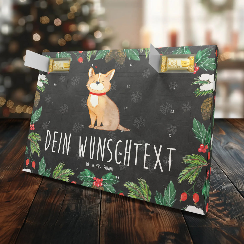 Personalisierter Marzipan Adventskalender Hund Glück Personalisierter Marzipan Adventskalender, Hund, Hundemotiv, Haustier, Hunderasse, Tierliebhaber, Hundebesitzer, Sprüche, Hundemama, Spruch, Hundeliebe, Corgie, Liebe