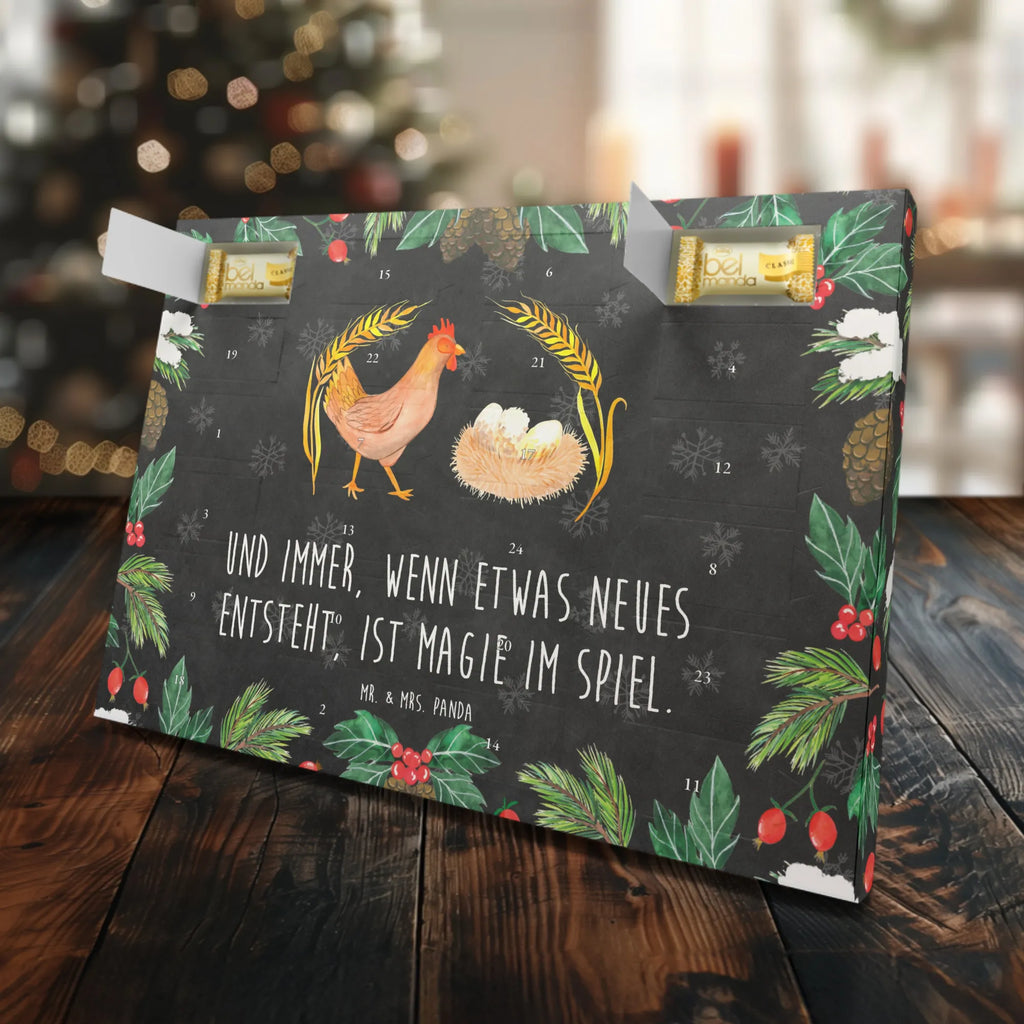 Marzipan Adventskalender Huhn Stolz Marzipan Adventskalender, Bauernhof, Hoftiere, Landwirt, Landwirtin, Spruch, Magie, Motivation, Hahn, Henne, Hühner, Landleben, Hof, Eier, Geburt, Schwangerschaft