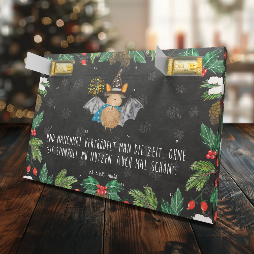 Marzipan Adventskalender Fledermaus Zauberer Marzipan Adventskalender, Tiermotive, Gute Laune, lustige Sprüche, Tiere, Zauberer, Magier, reinsteigern, Frauen, Fledermäuse, Fledermaus