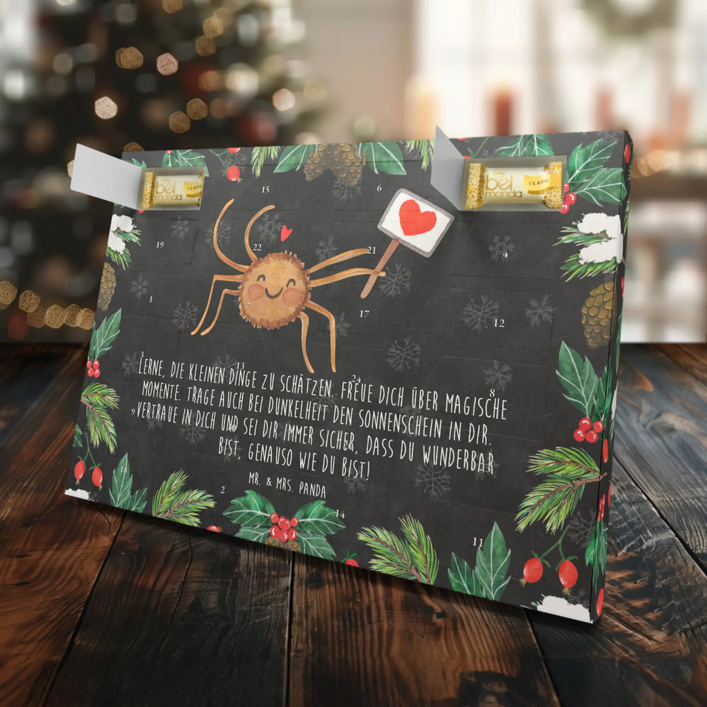 Marzipan Adventskalender Spinne Agathe Motivation Marzipan Adventskalender, Spinne Agathe, Spinne, Agathe, Videos, Merchandise, Liebe, Dankeschön, Motivation, Glück, Vertrauen