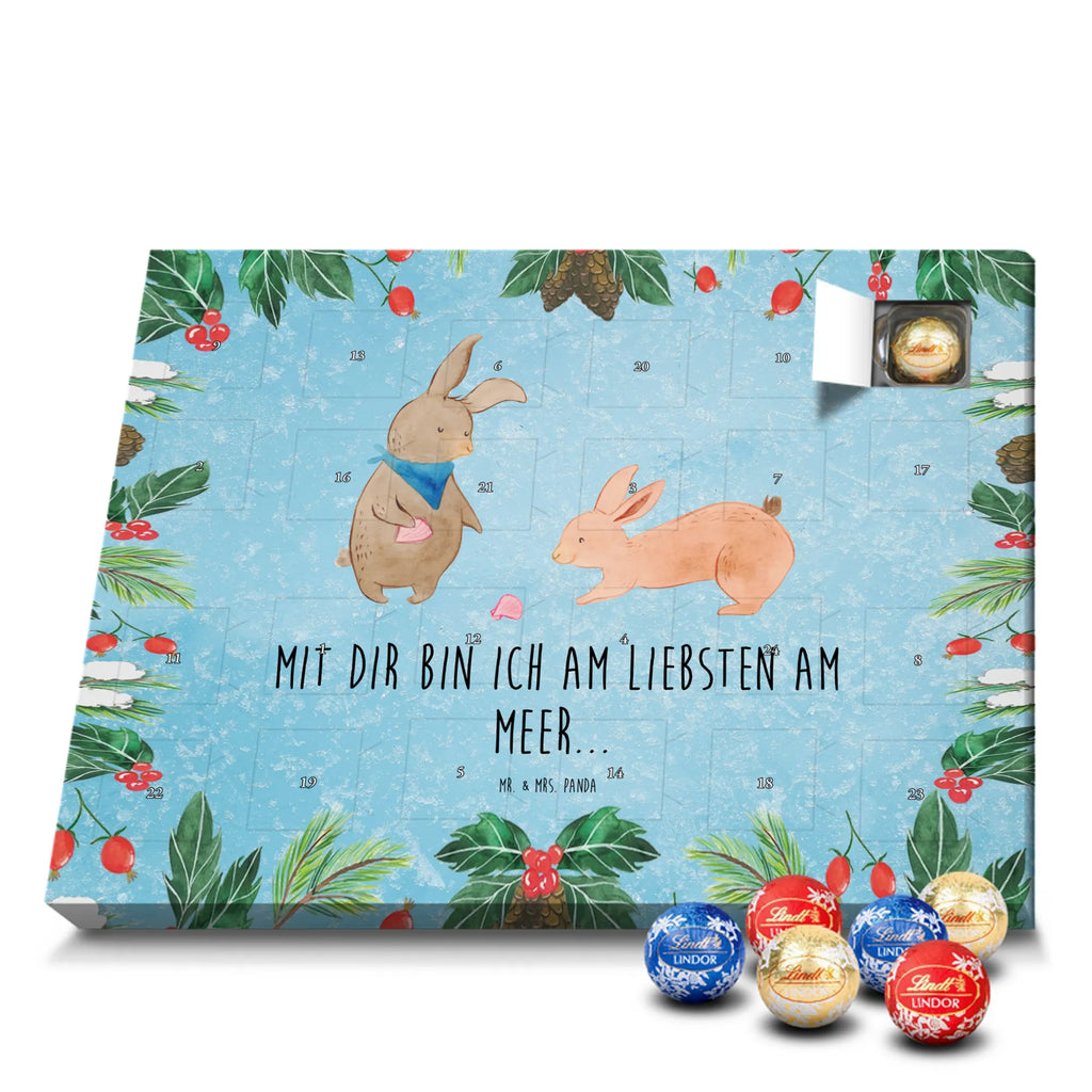 Chocolate advent calendar Bunnies with seashell Father's Day, Mother's Day, rabbits, girlfriends, collecting shells, girlfriend, shells, best friend