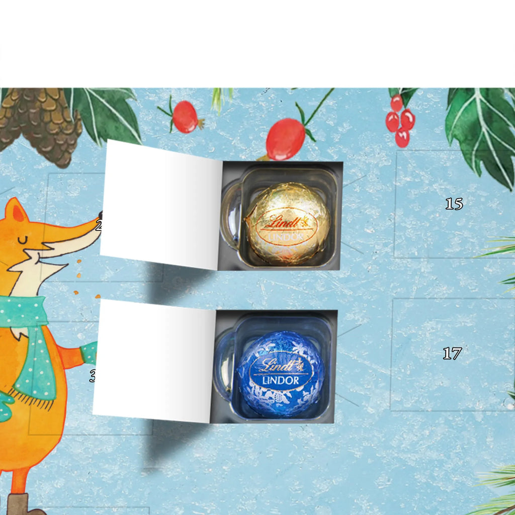 Chocolate advent calendar Fox biscuit forest wildlife, clever as a fox, foxes, animal lover, baking saying, cookies, christmas present, kitchen decoration, christmas time